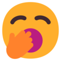 Microsoft 🥱 Yawn Emoji