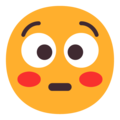 Microsoft 😳 Blush Emoji