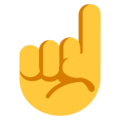 Microsoft ☝️ Point Up Emoji