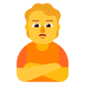 Microsoft 🙎🙎‍♂️🙎‍♀️ Pout Emoji