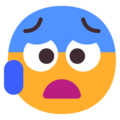 Microsoft 😰 Anxious Emoji