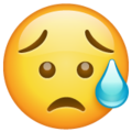 Whatsapp 😥 Disappointment Emoji