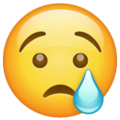 Whatsapp 😢 Tear Emoji