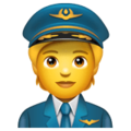 Whatsapp 🧑‍✈️👨‍✈️👩‍✈️ Pilot Emoji