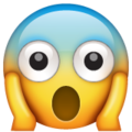 Whatsapp 😱 Scream Emoji