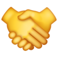 Whatsapp 🤝 Handshake Emoji