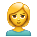 Whatsapp 🙎🙎‍♂️🙎‍♀️ Pout Emoji