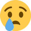 Twitter 😢 Tear Emoji