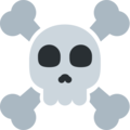 Twitter ☠️ Skull And Crossbones Emoji