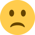 Twitter 🙁 Slightly Frowning Emoji