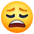Facebook 😩 Weary Emoji
