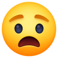 Facebook 😧 Anguished Emoji