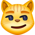 Facebook 😼 Cat Smirk Emoji
