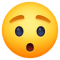 Facebook 😯 Hushed Face Emoji