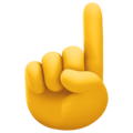 Facebook ☝️ Point Up Emoji