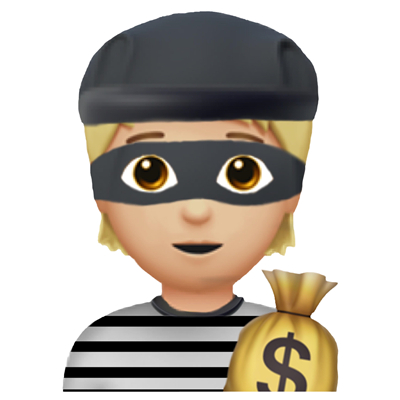 Robber Emoji 